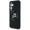 KARL LAGERFELD futerał do SAMSUNG S25 KLHMS25SSKCHTCK (Magnetic Silicone Double Heads) czarny
